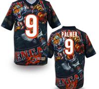 Cincinnati Bengals 9# Carson Palmer Stitched NFL Elite Fanatical Version Jersey (1)