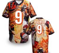 Cincinnati Bengals 9# Carson Palmer Stitched NFL Elite Fanatical Version Jersey (7)