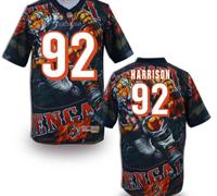 Cincinnati Bengals 92# James Harrison Stitched NFL Elite Fanatical Version Jersey (1)