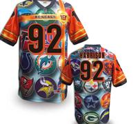 Cincinnati Bengals 92# James Harrison Stitched NFL Elite Fanatical Version Jersey (10)