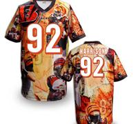 Cincinnati Bengals 92# James Harrison Stitched NFL Elite Fanatical Version Jersey (7)