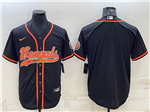 Cincinnati Bengals Black Baseball Cool Base Team Jersey