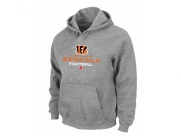 Cincinnati Bengals Critical Victory Pullover Hoodie Grey