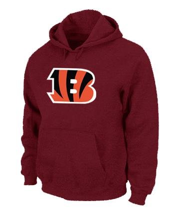 Cincinnati Bengals Logo Pullover Hoodie RED