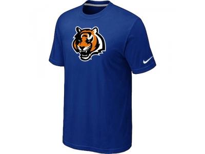 Cincinnati Bengals Tean Logo T-Shirt Blue