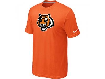 Cincinnati Bengals Tean Logo T-Shirt Orange