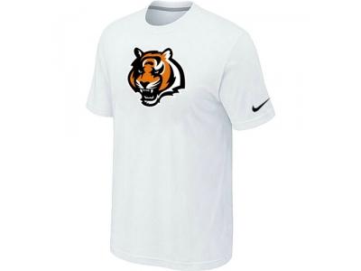 Cincinnati Bengals Tean Logo T-Shirt White