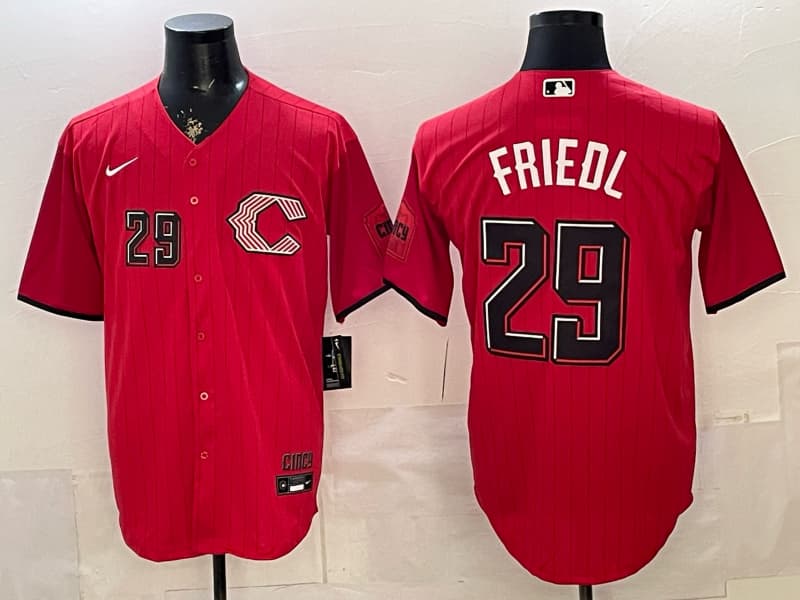 Cincinnati Reds 2026 City Connect Vapor Premier Limited Jersey - All Stitched  29 FRIEDL