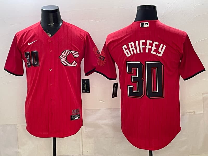 Cincinnati Reds 2026 City Connect Vapor Premier Limited Jersey - All Stitched 30 GRIFFEY