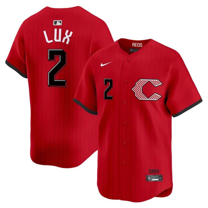Cincinnati Reds 2026 City Connect Vapor Premier Limited Jersey - All Stitched Gavin Lux