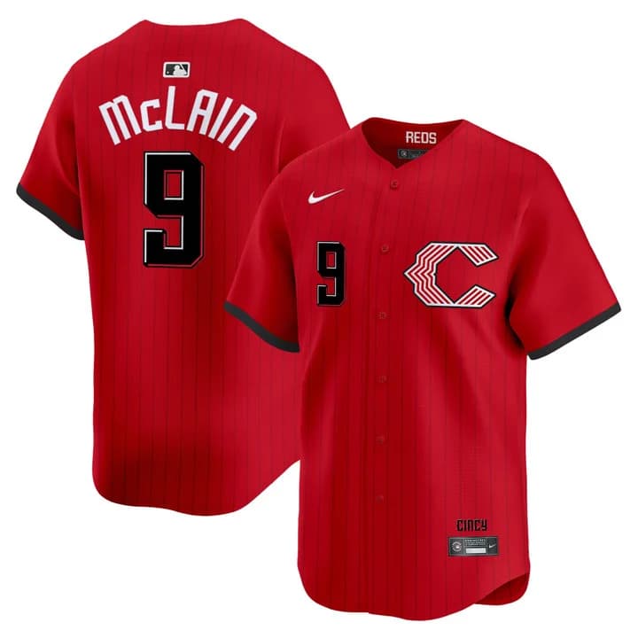 Cincinnati Reds 2026 City Connect Vapor Premier Limited Jersey - All Stitched Matt McLain