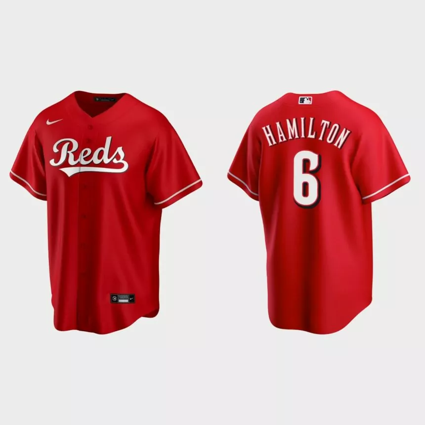 Cincinnati Reds Billy Hamilton Replica Jersey – Scarlet