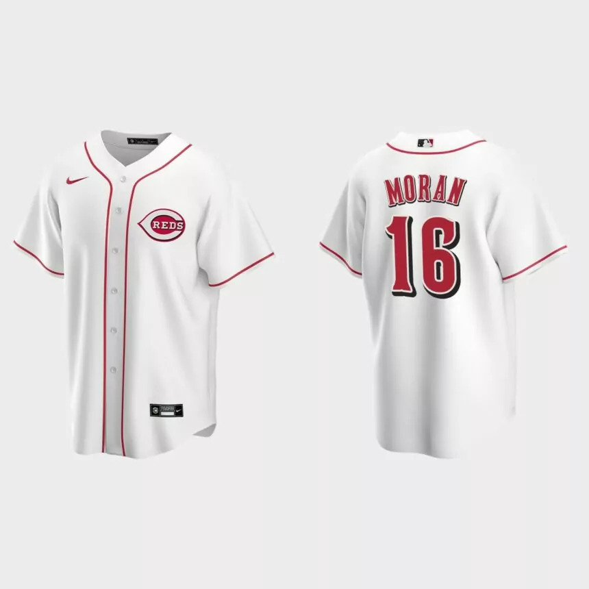Cincinnati Reds Colin Moran Replica Home Jersey – White