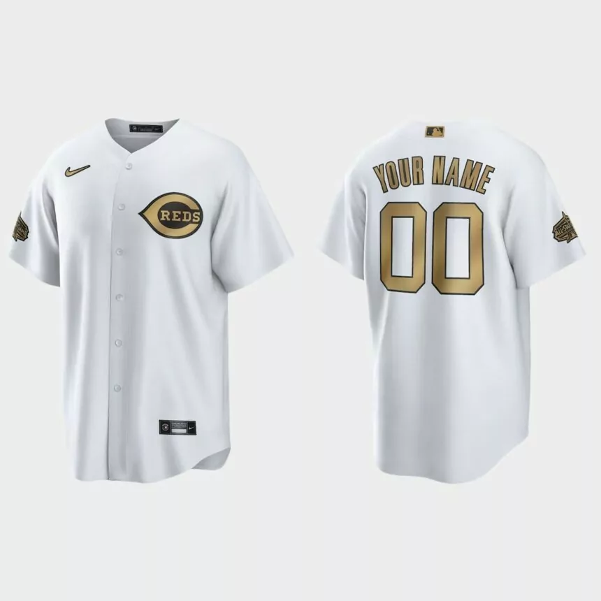 Cincinnati Reds Custom 2022 MLB All-Star Game Replica Jersey – White