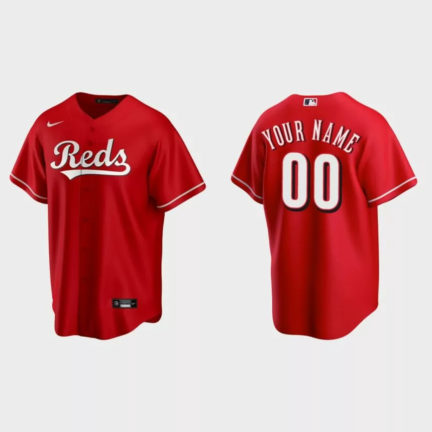 Cincinnati Reds Custom Replica Jersey – Scarlet