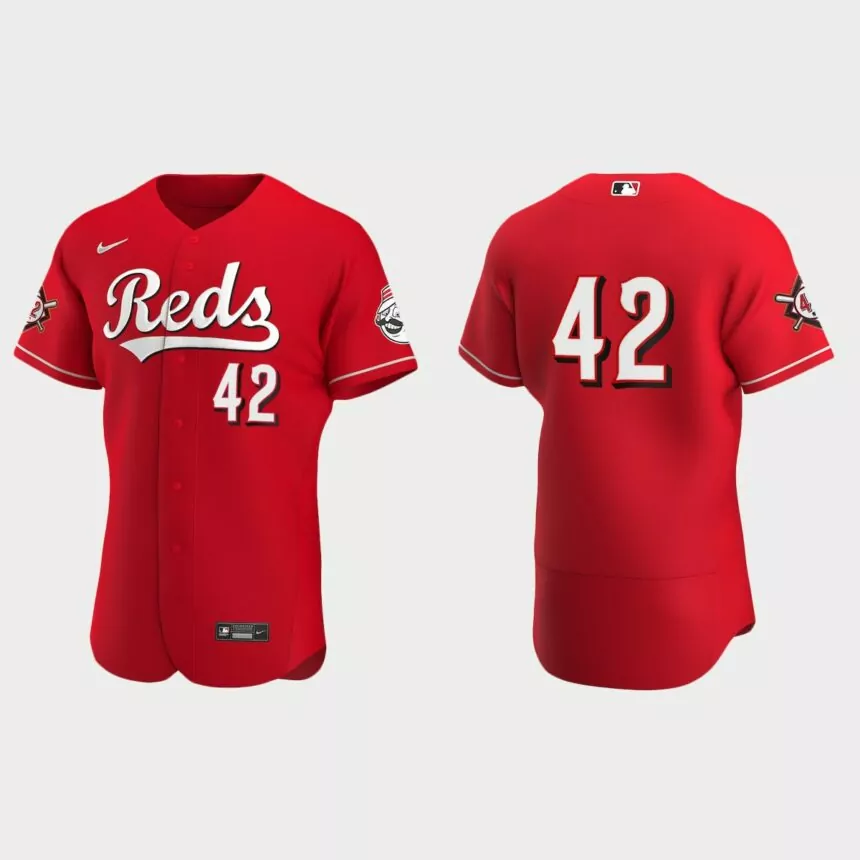 Cincinnati Reds Jackie Robinson Day Authentic Jersey – Scarlet