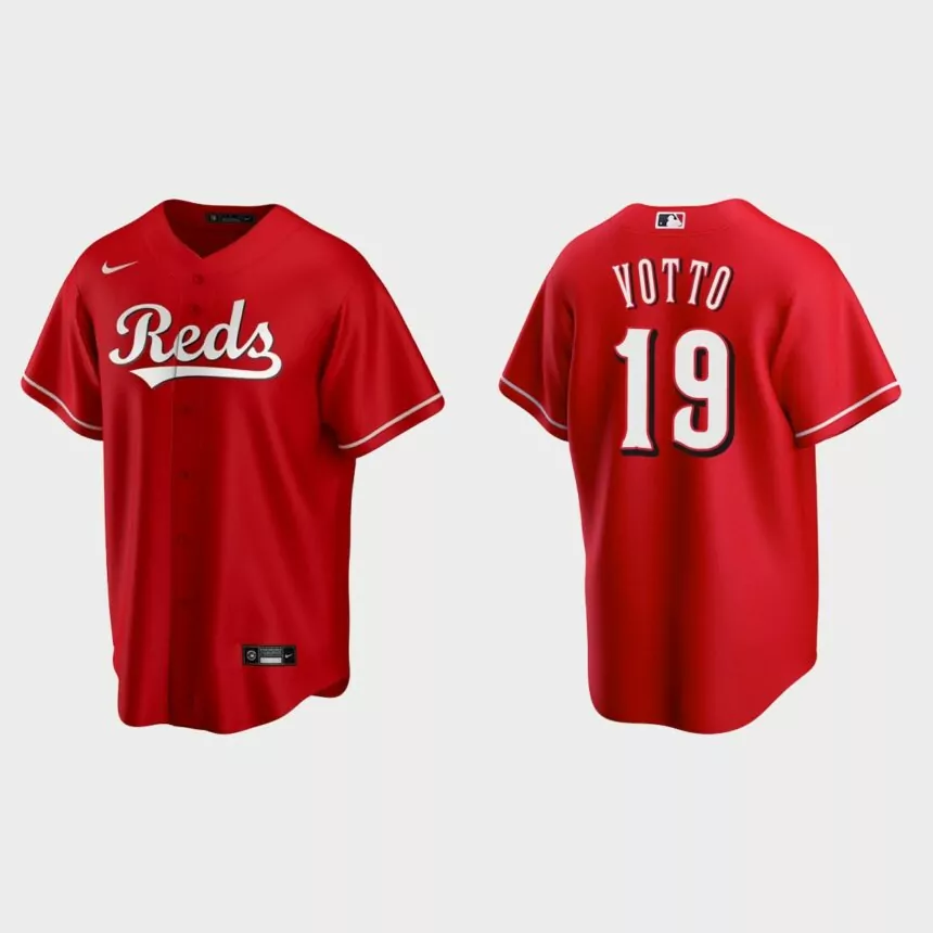 Cincinnati Reds Joey Votto Replica Jersey – Scarlet