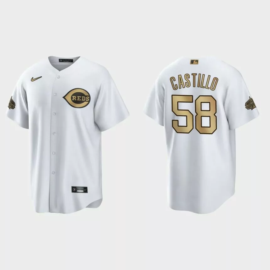 Cincinnati Reds Luis Castillo 2022 MLB All-Star Game Replica Jersey – White