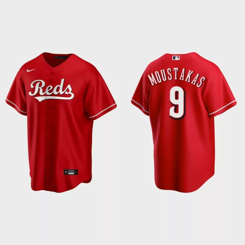 Cincinnati Reds Mike Moustakas Replica Jersey – Scarlet