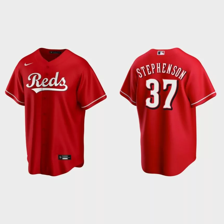 Cincinnati Reds Tyler Stephenson Replica Jersey – Scarlet