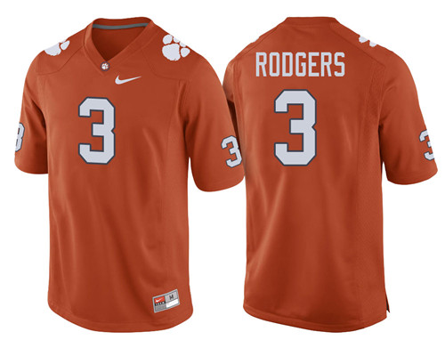 Clemson Tigers Orange Amari Rodgers Football Player Performance Jersey