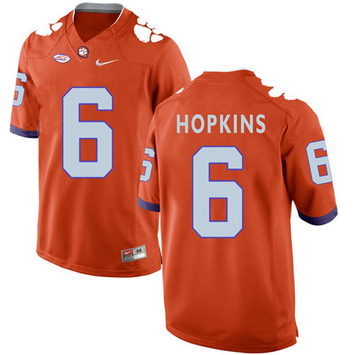 Clemson Tigers Orange DeAndre Hopkins Football Jersey