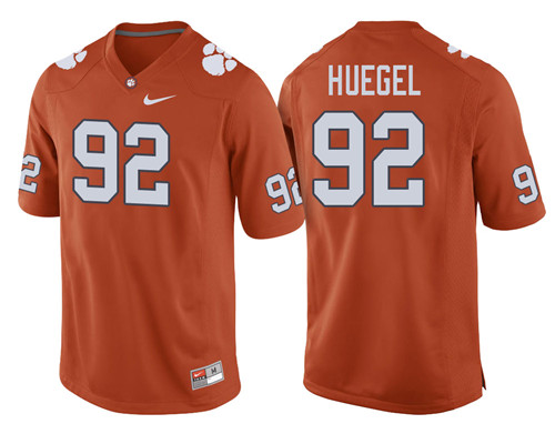 Clemson Tigers Orange Greg Huegel Football Player Performance Jersey