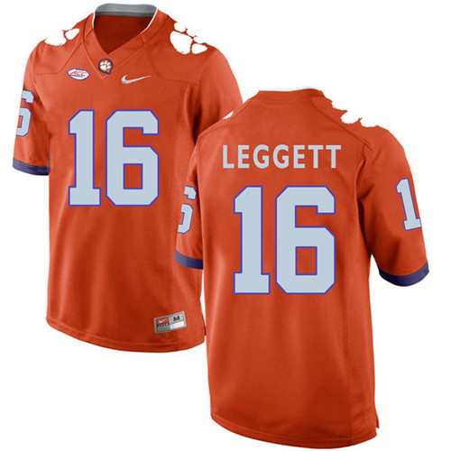 Clemson Tigers Orange Jordan Leggett Football Jersey