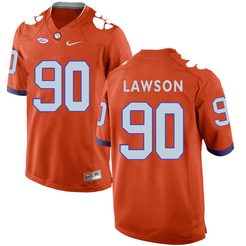 Clemson Tigers Orange Shaq Lawson Football Jersey