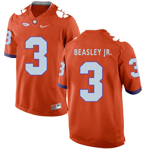 Clemson Tigers Orange Vic Beasley Jr. Football Jersey