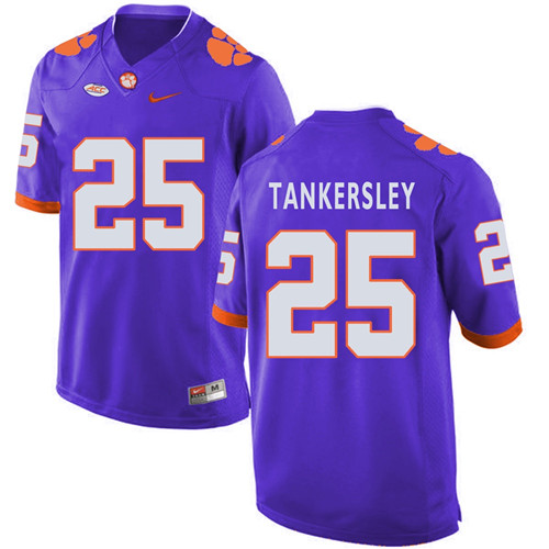 Clemson Tigers Purple Cordrea Tankersley Football Jersey