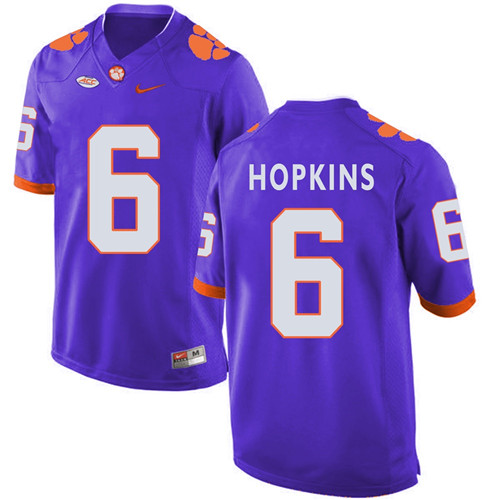 Clemson Tigers Purple DeAndre Hopkins Football Jersey