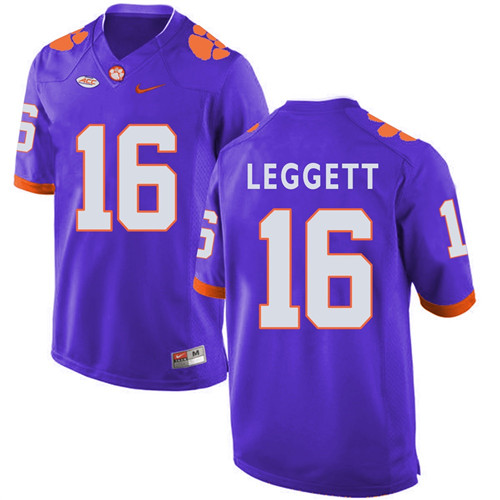 Clemson Tigers Purple Jordan Leggett Football Jersey