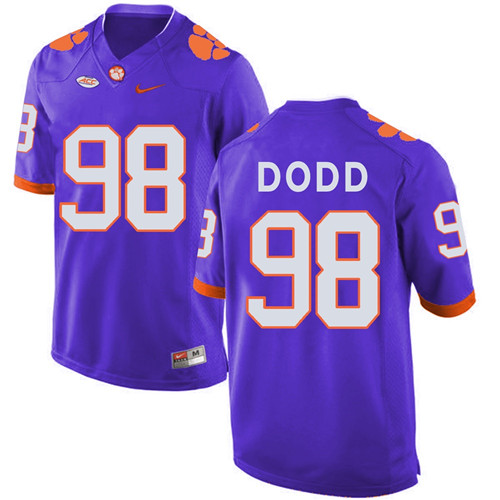 Clemson Tigers Purple Kevin Dodd Football Jersey