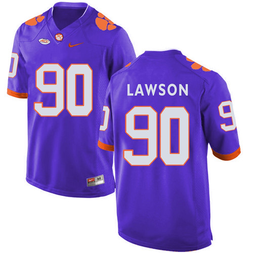 Clemson Tigers Purple Shaq Lawson Football Jersey