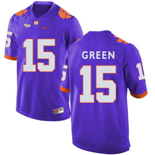 Clemson Tigers Purple T.J. Green Football Jersey