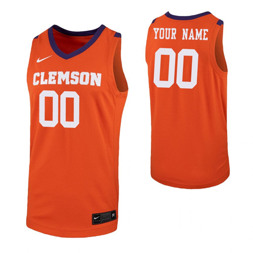 Clemson Tigers Replica Custom Jersey Orange