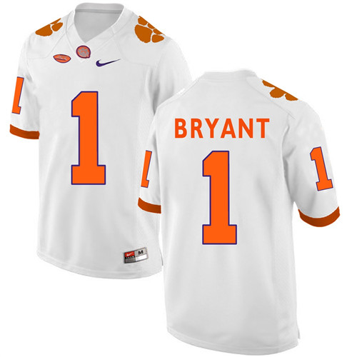 Clemson Tigers White Martavis Bryant Football Jersey