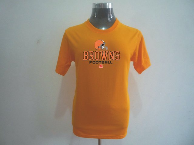 Cleveland Browns Big & Tall Critical Victory T-Shirt Yellow