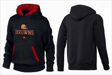 Cleveland Browns Critical Victory Pullover Hoodie Black & Red
