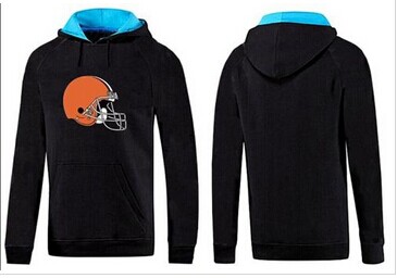 Cleveland Browns Logo Pullover Hoodie Black & Blue