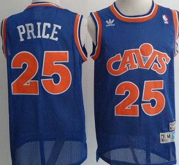 Cleveland Cavaliers #25 Mark Price Blue Soul Swingman Throwback M&N NBA Jerseys