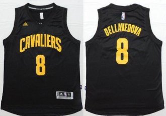 Cleveland Cavaliers #8 Matthew Dellavedova Black Fashion Stitched NBA Jersey