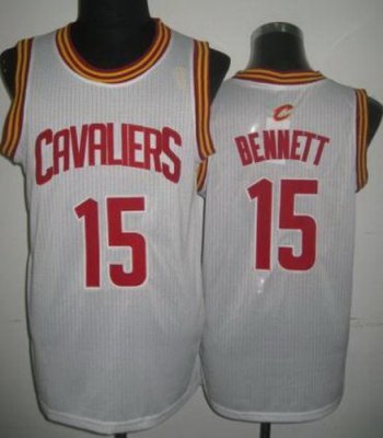 Cleveland Cavaliers 15 Anthony Bennett White Revolution 30 NBA Jerseys