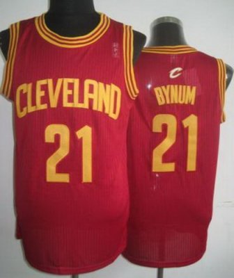 Cleveland Cavaliers 21 Andrew Bynum Red Revolution 30 NBA Jerseys