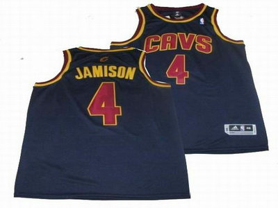 Cleveland Cavaliers 4 Antawn Jamison BLUE Jersey