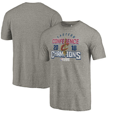 Cleveland Cavaliers Fanatics Branded 2018 NBA Finals Bound Catch And Shoot Tri-Blend T-Shirt Gray