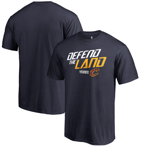 Cleveland Cavaliers Fanatics Branded 2018 NBA Playoffs Slogan T-Shirt Navy