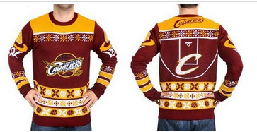 Cleveland Cavaliers Men''s NBA Ugly Sweater