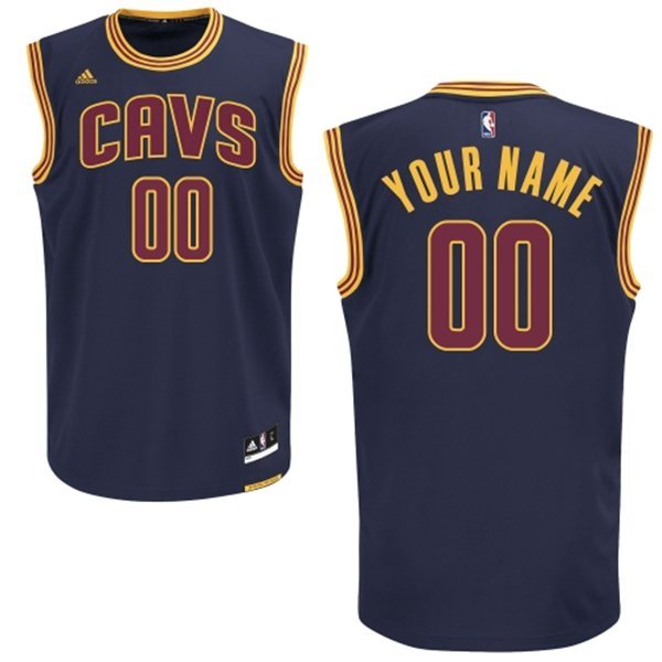 Cleveland Cavaliers Navy Men's Customize Swingman Jersey